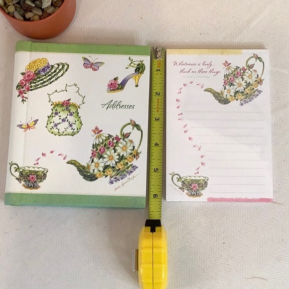 Sandy Lynam Clough Tea in the Garden Address Book. And magnetic notes - Picture 13 of 13